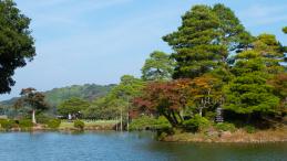 Garden in Kanazawa City, Japan